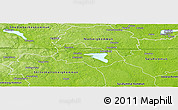 Physical Panoramic Map of Fagersta Kommun