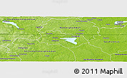 Physical Panoramic Map of Fagersta Kommun