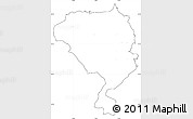 Blank Simple Map of Hallstahammar Kommun, cropped outside, no labels