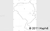 Blank Simple Map of Hallstahammar Kommun, cropped outside
