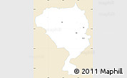 Classic Style Simple Map of Hallstahammar Kommun, single color outside
