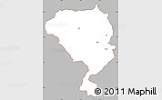 Gray Simple Map of Hallstahammar Kommun, cropped outside