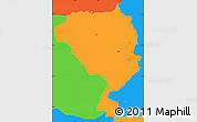 Political Simple Map of Hallstahammar Kommun