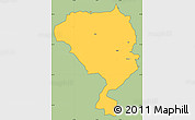 Savanna Style Simple Map of Hallstahammar Kommun, cropped outside