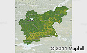 Satellite Map of Västmanlands Län, lighten