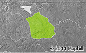 Physical 3D Map of Surahammar Kommun, desaturated