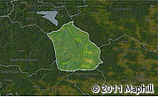 Satellite 3D Map of Surahammar Kommun, darken