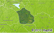Satellite 3D Map of Surahammar Kommun, physical outside