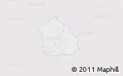 Silver Style 3D Map of Surahammar Kommun, single color outside