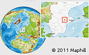Physical Location Map of Surahammar Kommun, highlighted country