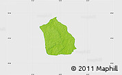 Physical Map of Surahammar Kommun, single color outside