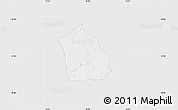 Silver Style Map of Surahammar Kommun, single color outside
