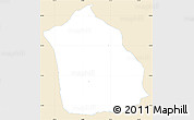 Classic Style Simple Map of Surahammar Kommun, single color outside