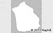 Gray Simple Map of Surahammar Kommun, single color outside