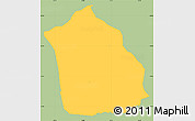 Savanna Style Simple Map of Surahammar Kommun, single color outside