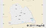 Classic Style Map of Västeras Kommun, single color outside