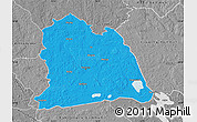 Political Map of Västeras Kommun, desaturated