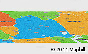 Political Panoramic Map of Västeras Kommun