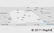 Silver Style Panoramic Map of Västeras Kommun