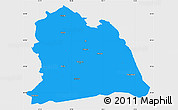 Political Simple Map of Västeras Kommun, single color outside