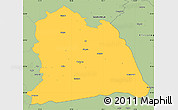 Savanna Style Simple Map of Västeras Kommun