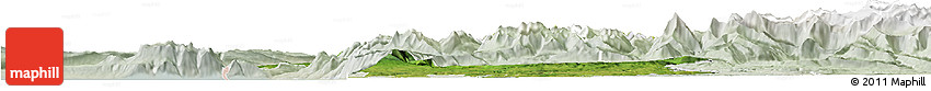 Satellite Horizon Map of Fribourg, lighten