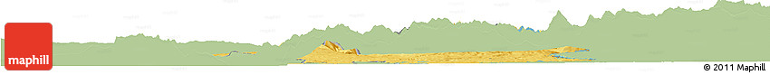 Savanna Style Horizon Map of Fribourg, single color outside