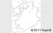 Blank Simple Map of Fribourg