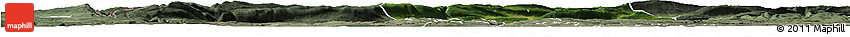 Satellite Horizon Map of Neuchâtel, semi-desaturated