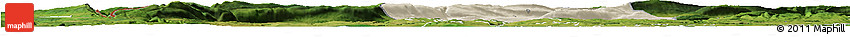 Shaded Relief Horizon Map of Neuchâtel, satellite outside