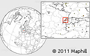 Blank Location Map of Neuchâtel