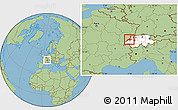 Savanna Style Location Map of Neuchâtel, highlighted country