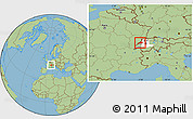 Savanna Style Location Map of Neuchâtel, highlighted parent region