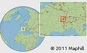 Savanna Style Location Map of Neuchâtel