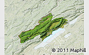 Satellite Map of Neuchâtel, lighten