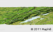 Satellite Panoramic Map of Neuchâtel