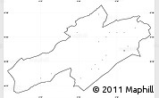 Blank Simple Map of Neuchâtel, cropped outside, no labels