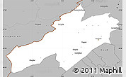 Gray Simple Map of Neuchâtel