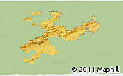 Savanna Style 3D Map of Solothurn, single color outside