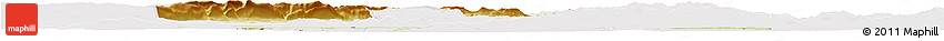 Physical Horizon Map of Solothurn, cropped outside