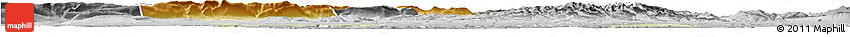 Physical Horizon Map of Solothurn, desaturated