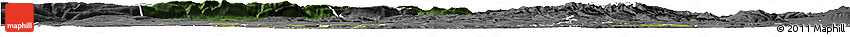 Satellite Horizon Map of Solothurn, desaturated