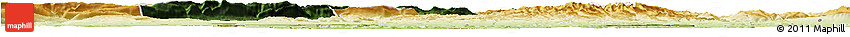 Satellite Horizon Map of Solothurn, physical outside