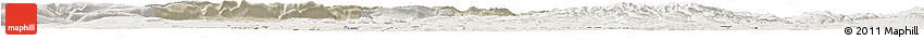 Shaded Relief Horizon Map of Solothurn, lighten