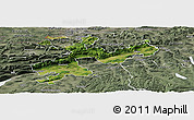 Satellite Panoramic Map of Solothurn, semi-desaturated