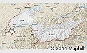 Classic Style 3D Map of Genferseeregion