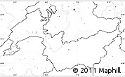 Blank Simple Map of Genferseeregion, no labels