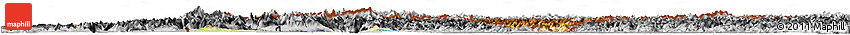 Physical Horizon Map of Switzerland, desaturated