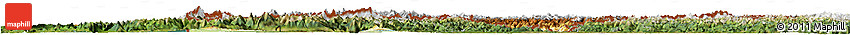 Physical Horizon Map of Switzerland, satellite outside