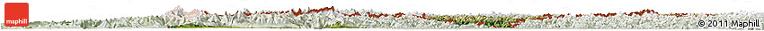 Satellite Horizon Map of Switzerland, lighten